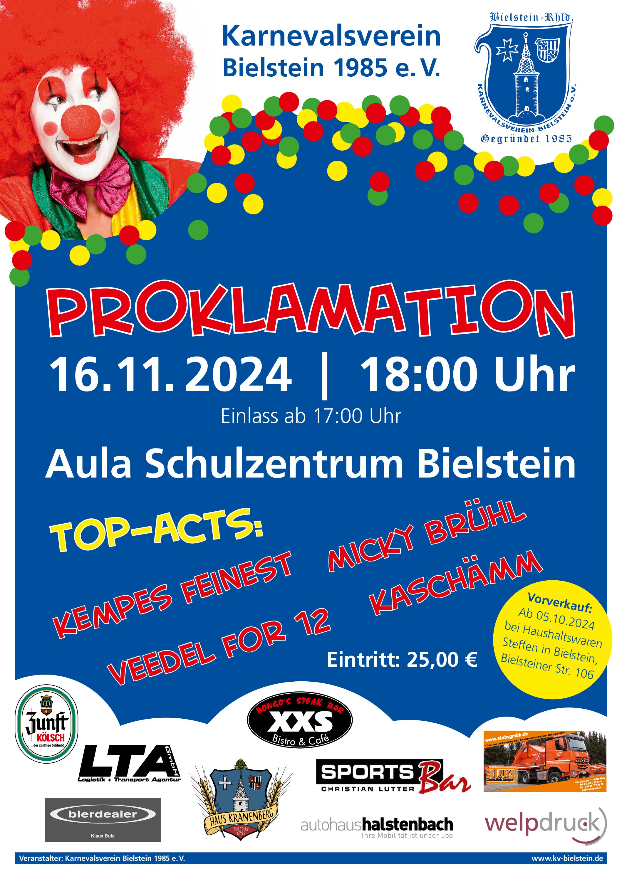 Proklamation 16.11.2024